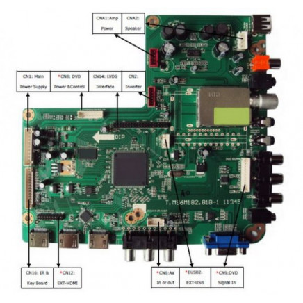 Rowa LCD Controller Board T.MS6M182.81B