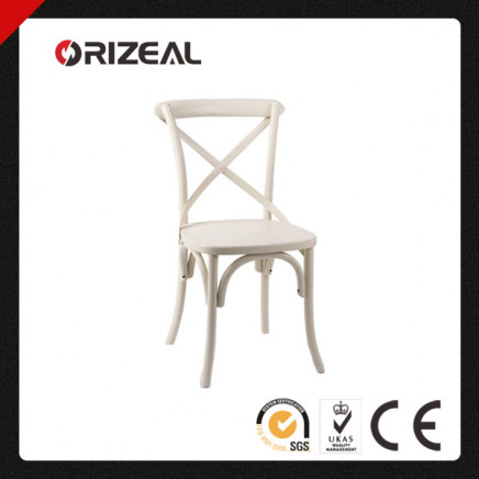 "Noosa" French Bistro Style Timber Cross Back Dining Chair (OZ-SW-038)