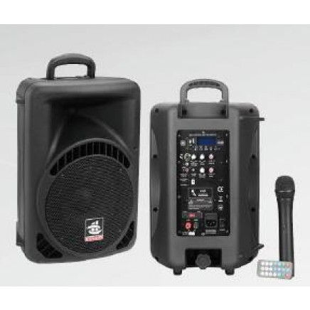 10'' 2-Way Portable Battery Speaker PS-2010bt-Wb
