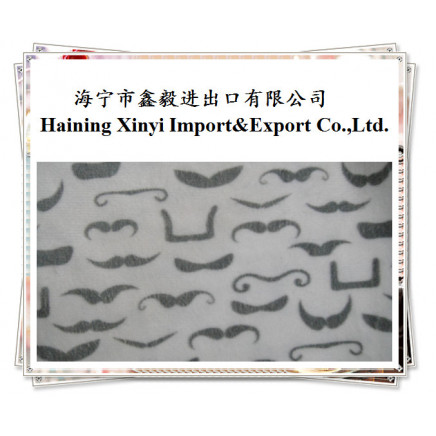 100% Polyester Printed Super Soft Velour Fabric
