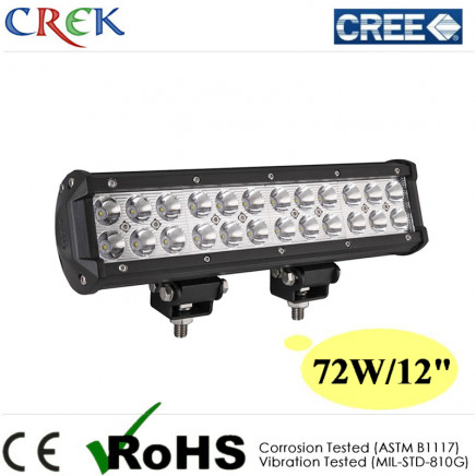 12" Dual Row 72W LED Light Bar with CREE LEDs (CK-BC21203)