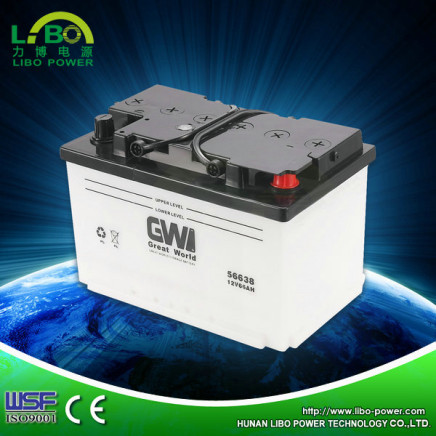 12 Voltage 66ah Lead Acid Dry Charged Storage Battery