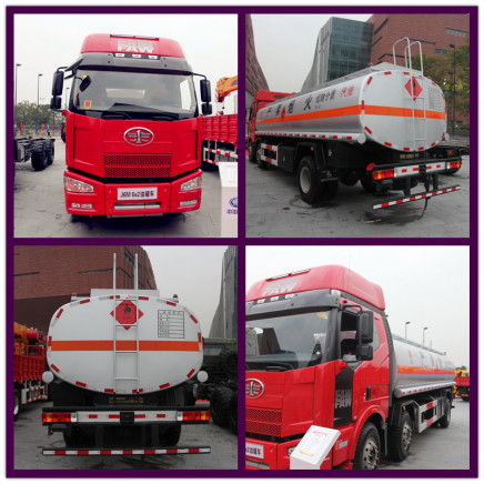 12 Wheel 6X2 Faw Oil Truck 20m3 Fuel Tank Truck