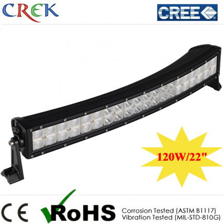 120W LED Light Bar / Curved LED Lighting Bar with RGB Color