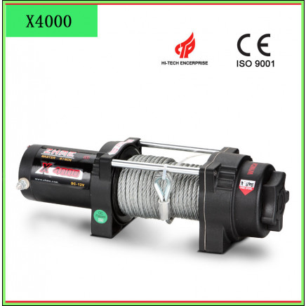 12V 4000lbs Waterproof Winch for ATV