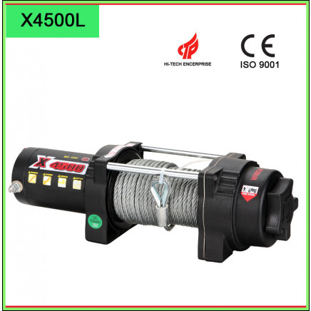 12V 4500lbs Waterproof Winch for ATV