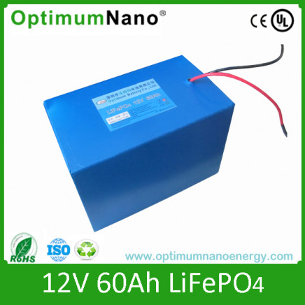 12V 60ah Lithium Battery Pack for Solar Panel System
