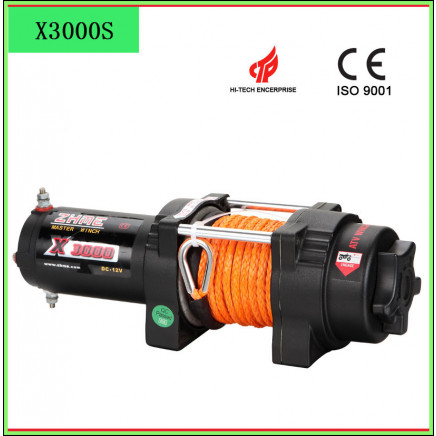 12V ATV Electric Winch with 3000lbs Pulling Capacity