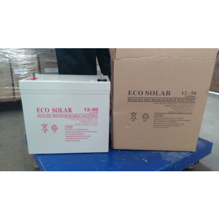 12V55ah AGM Technology Long Life Series Solar Battery