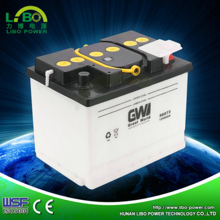 12volt 60ah Rechargeable Dry Charged Auto Battery