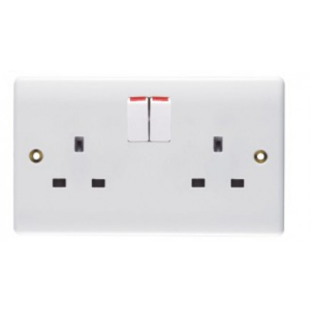 13A Switched Socket, UK Wall Sockets Bs Wall Socket