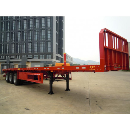 13m 34.5t Tri Axle Flatbed Semi Trailer with Competitive Price
