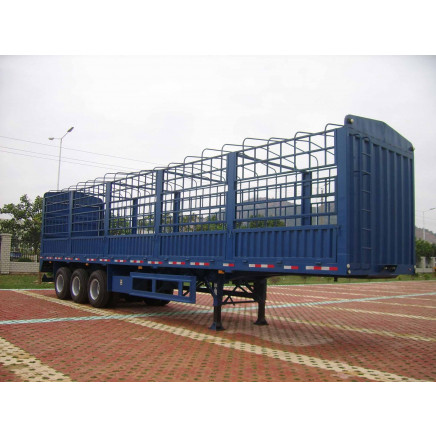 13m Tri-Axle Stake Semi Ttrailer for Cow Transportation