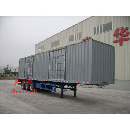 13m Tri-Axle Van Transportation Semi Trailer