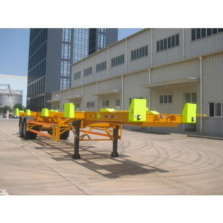 16m Tri Axle Low Bed Large Scale Cargo Semi Trailer