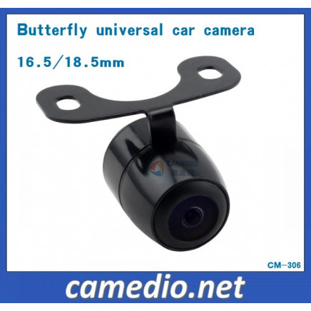 18.5mm High Resolution 480TV Lines Butterfly Car Rearview Camera 170 Degree Waterproof