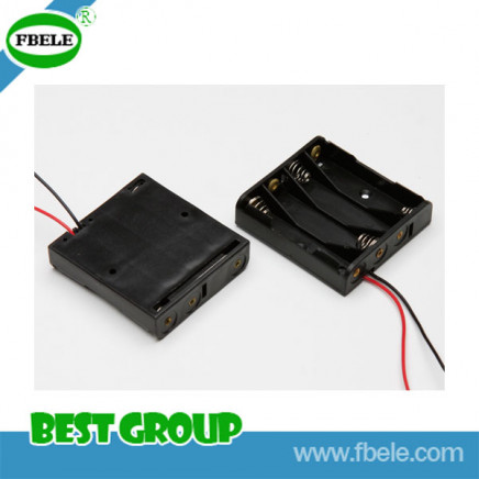 18650 Battery Holder with Red and Black Lead Wire AA