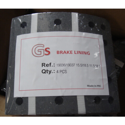 19036 19037 York / Saf Heavy Duty Brake Lining
