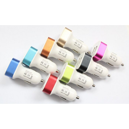 2.1A Dual USB Mini Car Charger (CC-047)