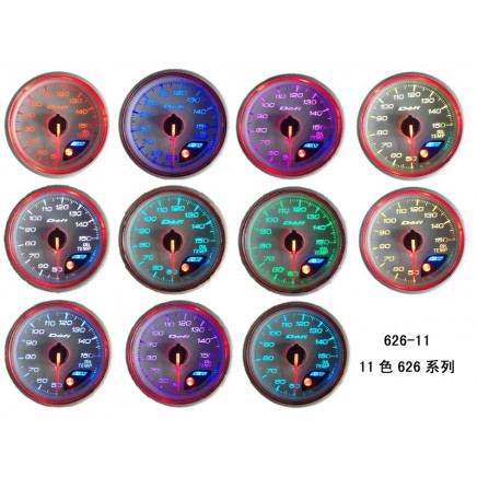 2 3/8" (60mm) Auto Gauge for 11 LED Color Gauge (626G11)