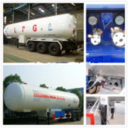 2 Axle 40000liter LPG Semi Trailer