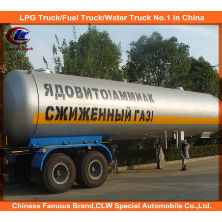 2 Axle LPG Tank Transport Semi Trailer