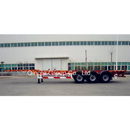 2 Axles Container Semi Trailer with (QDT9352TJZG)