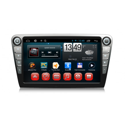 2 DIN 10.1in Car DVD with GPS for Android 4.2.2 Vw Octavia