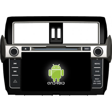 2 DIN Special Car DVD Player for Android Toyota Prado 2014