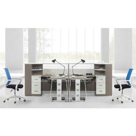 2 Person Modern Office Partitions Workstations (HF-CB002)