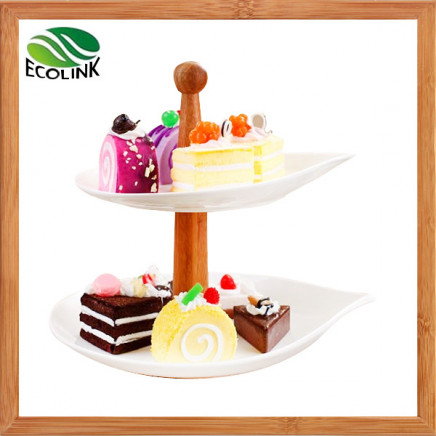 2-Tier Ceramic Dessert Dish