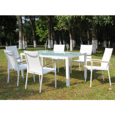 2-Years of Warranty Aluminum Garden Furniture-Patio Dining Chair and Table