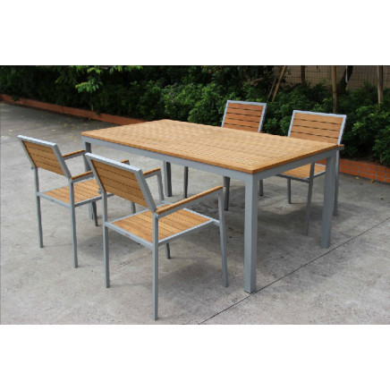 2-Years of Warranty Wooden Table and Chair for Restaurant and Garden (D560; S240)