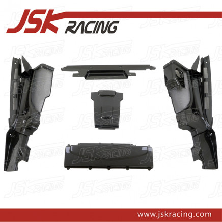 2006-2013 Ppi Style Carbon Fiber Underscreen Shield (5 PCS) for Audi R8 (JSK031010)