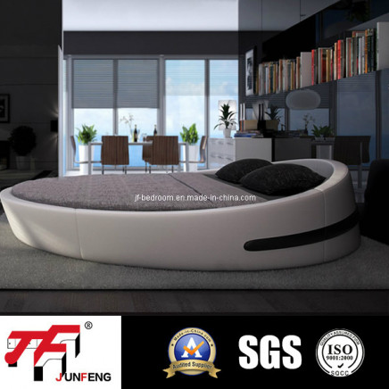2014 Hot Sale Round Leather Bed J-20