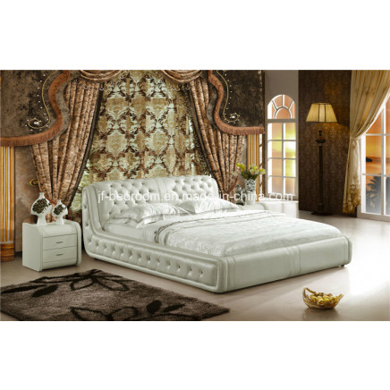 2014 Modern Leather Soft Bed 763