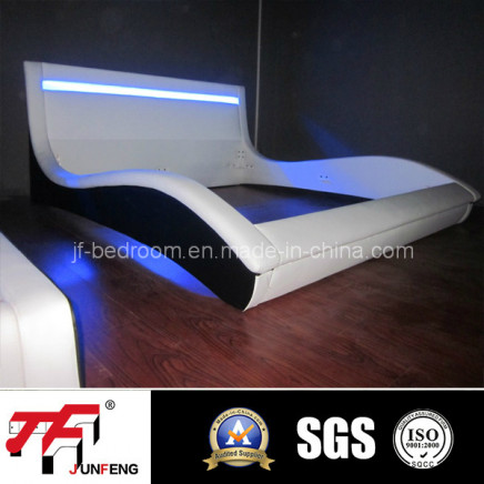 2014 Newest Design LED PU Bed J-38