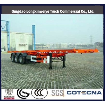 2015 Factory Price Tri-Axle 40ft Container Semi-Trailer