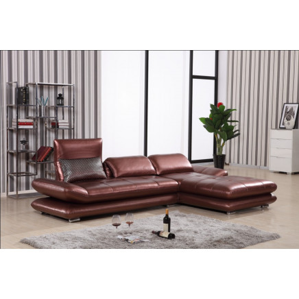 2015 Furniture Leather Sectional Sofa Set