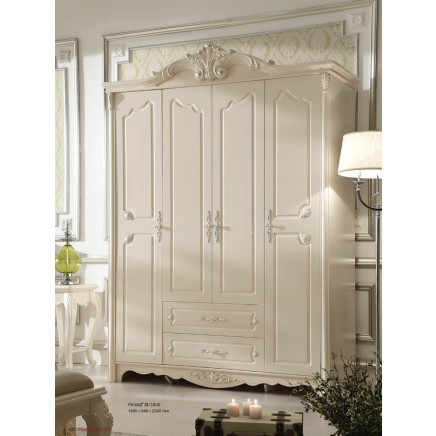 2015 Hot Sale Home Furniture Jb-F81602 Classical European Style Wardrobe