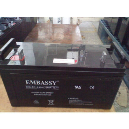 2015 Hot Solar 12V120ah Lead Acid Deep Cycle Storage Battery with Cheap Price