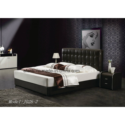 2015 Latest Modern Leather Hotel & Bedroom Furniture (J028-2)