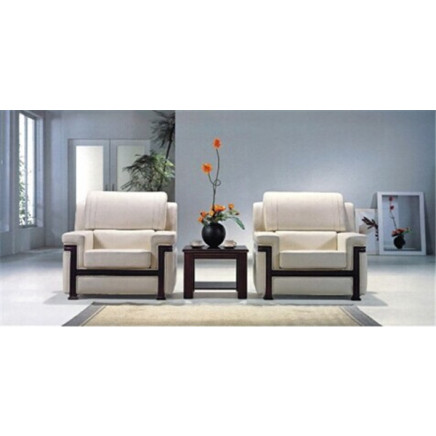 2015 Modern Design Whole Set Bright Color Metal Leather Office Sofa