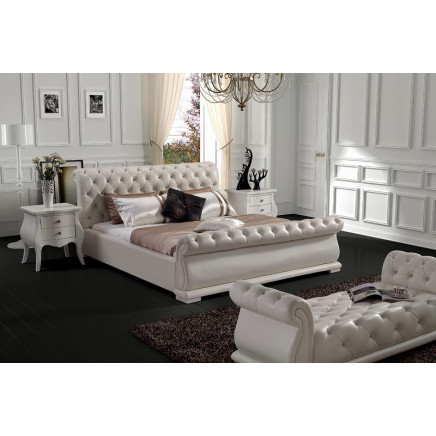 2015 Modern Leather Bed J-523