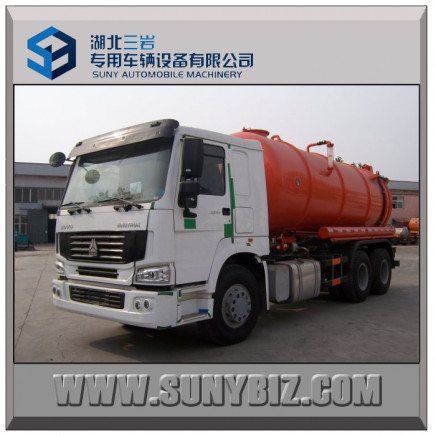20m3 Sinotruk HOWO Vacuum Suction Sewage Tank Truck