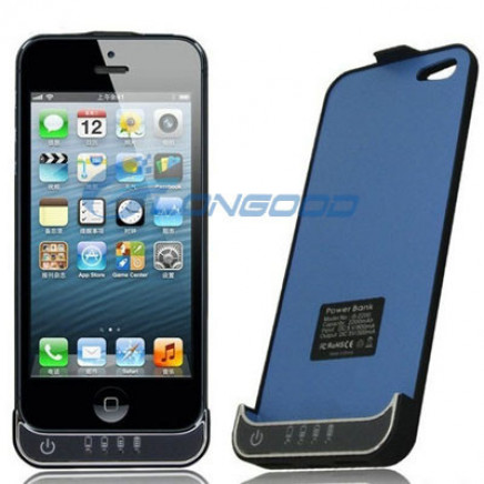 2200mAh External Backup Battery Charger Case for iPhone 5