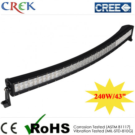 240W CREE LED Car Light with Curved Type (CK-BC24003C)