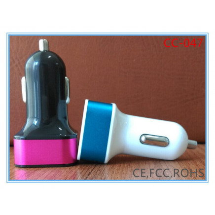 3.1A Dual USB Car Charger (CC-047)