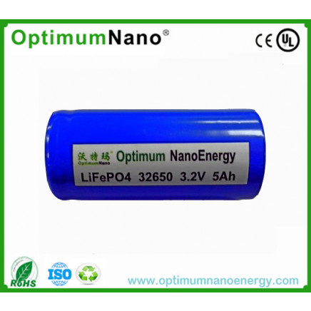3.2V 5ah LiFePO4 32650 Single Cell Rechargeable Battery