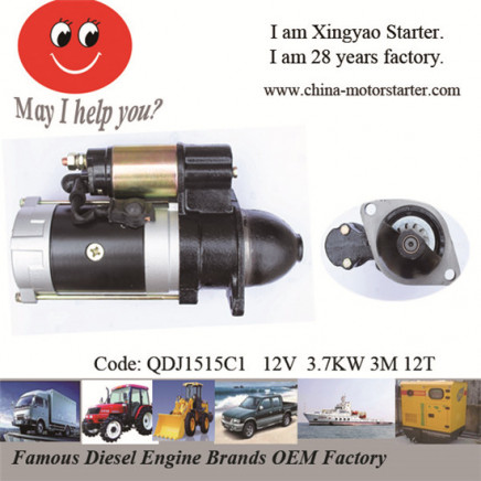 3.7kw Farm Machine Repair Used Yc1125 Engine Starter for Sale